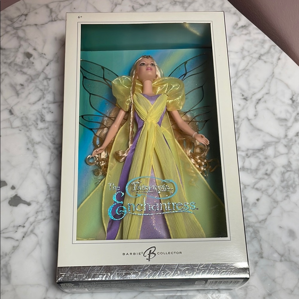 2004 Barbie Collector Fairytopia Enchantress Doll - Yellow and Purple